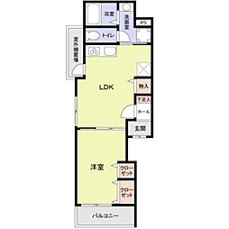 間取図画像 1LDK