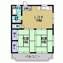 メゾンドール伊地知 305 ｜ 鹿児島県鹿児島市上福元町（賃貸マンション2LDK・3階・50.20㎡） その2