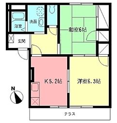 ハイムクボタB 1階/102