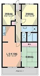 ファインコート黒川 3LDKの間取図画像