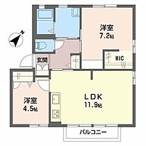 サンコート赤坂 A201 ｜ 兵庫県相生市赤坂２丁目18-6（賃貸アパート3K・2階・54.82㎡） その2