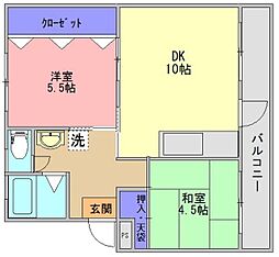 二反田ハイツ 2階