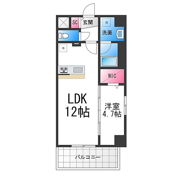 仮称)向陵東町1丁PJ ｜大阪府堺市堺区向陵東町１丁(賃貸マンション1LDK・6階・40.04㎡)の写真 その2