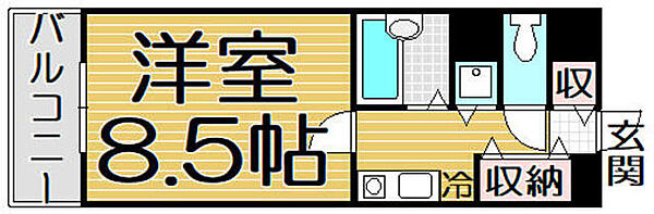 メゾンドエクセル 203｜福岡県古賀市中央２丁目(賃貸マンション1K・2階・26.00㎡)の写真 その24