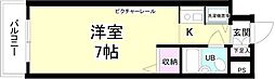 ジョイフル川崎弐番館 ワンルームの間取図画像