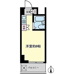 エトワール明神町 ワンルームの間取図画像