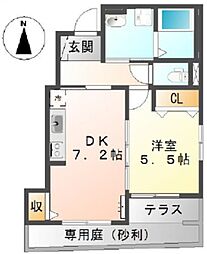間取図画像 1DK