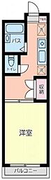 タプラ文京 1DKの間取図画像