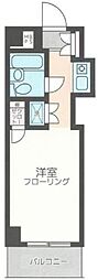 ルネ川崎 ワンルームの間取図画像