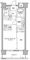 グランスイート文京小桜 1LDKの間取図画像
