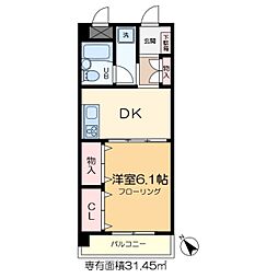 メイプル森戸 4階/405