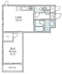 Maison de M HATSUDAI 2階1LDKの間取り