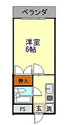間取図画像 1K