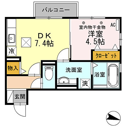 よろづや5ABA_間取り_1