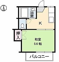 コーポ小林 A0205 ｜ 島根県松江市菅田町332-3（賃貸アパート1K・2階・20.24㎡） その2