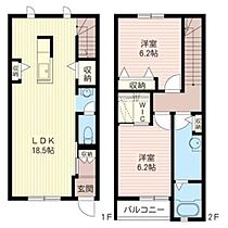 ＩＲＩＳ 00102 ｜ 群馬県邑楽郡大泉町坂田６丁目13-23（賃貸アパート2LDK・1階・73.74㎡） その2