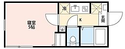 グランクオール北池袋 1Kの間取図画像