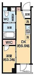 間取図画像 1DK