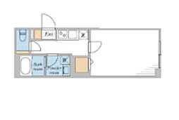 LEGALAND新桜町ANNEX 1Kの間取図画像