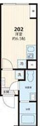 モント方南町 ワンルームの間取図画像
