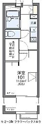 エスペランサ千住緑町 1Kの間取図画像