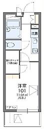 レオパレスラ・ローズコリン 1Kの間取図画像