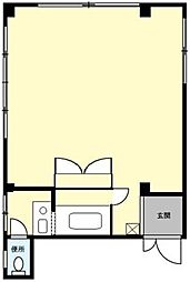 アクシス ワンルームの間取図画像