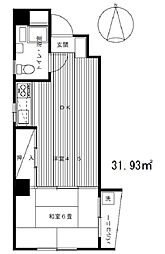 メゾン椎名町 2DKの間取図画像