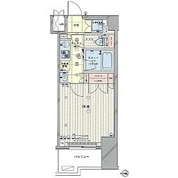 ルーブル板橋区役所前 7階1Kの間取り