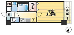 リアライズ神戸長田 1Kの間取図画像