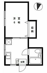 アステージ・TOアステージ・YU 1Kの間取図画像