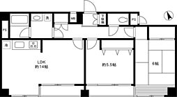 D-RHOMES中野 2LDKの間取図画像