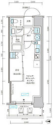 パークアクシス池袋イースト 1LDKの間取図画像
