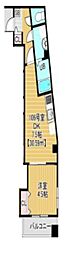 Charmant Maison 1DKの間取図画像