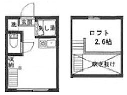アーバンプレイス中野坂上W ワンルームの間取図画像