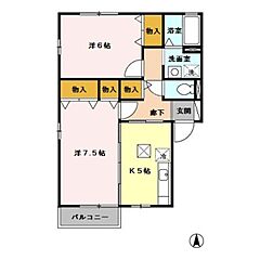 物件の間取り