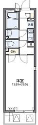 LEONEXTキオラ 1Kの間取図画像