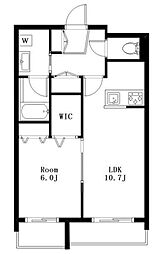 MaisondeI 1LDKの間取図画像