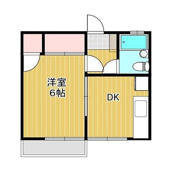 ダイヤパークフジカワ 202｜東京都稲城市平尾１丁目(賃貸アパート1DK・2階・24.84㎡)の写真 その2