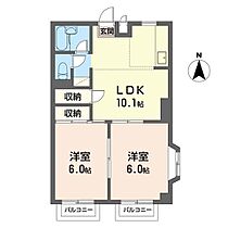 ファミーナシオン　Ａ 00102 ｜ 埼玉県さいたま市南区鹿手袋７丁目2-20（賃貸マンション2LDK・1階・44.88㎡） その2