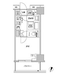 パークハビオ渋谷本町レジデンス 1Kの間取図画像