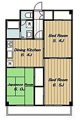 エステートピアサンブリッジ3 3DKの間取図画像