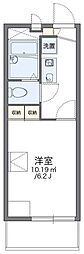 レオパレスレジデンス 1Kの間取図画像