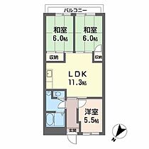 メゾンド－ル河野 0305 ｜ 大阪府泉大津市池浦町１丁目6-33（賃貸マンション3LDK・3階・55.64㎡） その2