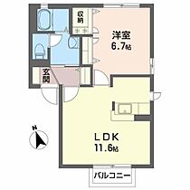 ガーデンコート壱番館 105 ｜ 福島県西白河郡西郷村大字小田倉字大平207-1（賃貸アパート1LDK・1階・42.00㎡） その2