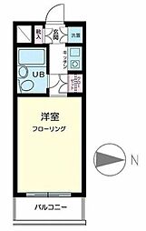 ルーブル新宿西落合 ワンルームの間取図画像