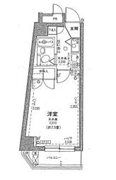 ストーク蒲田本町 1Kの間取図画像