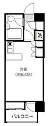 ジョイテル初台 ワンルームの間取図画像