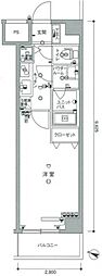 スカイコート板橋五番館 1Kの間取図画像
