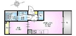REGALEST N 1LDKの間取図画像